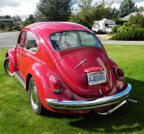 1969 volkswagen classic beetle bug - excellent original condition w/new engine