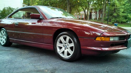 1992 bmw 850i 5.0l v12, e31 with low miles! clean!