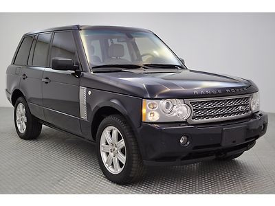 2007 range rover hse buckingham blue navigation harman kardon 4wd clean carfax