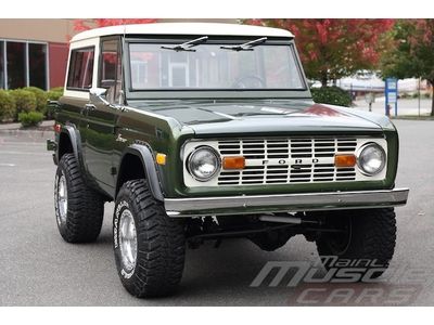 1976 Ford Bronco - Dark Moss Green - New Wheels & Tires - Nice 302 Automatic!, image 4