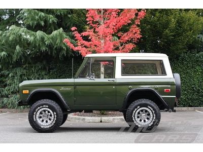 1976 Ford Bronco - Dark Moss Green - New Wheels & Tires - Nice 302 Automatic!, image 13