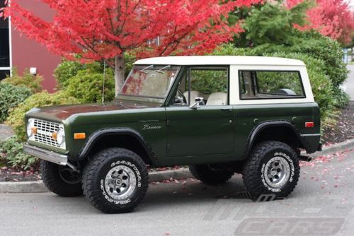 1976 Ford Bronco - Dark Moss Green - New Wheels & Tires - Nice 302 Automatic!, image 15
