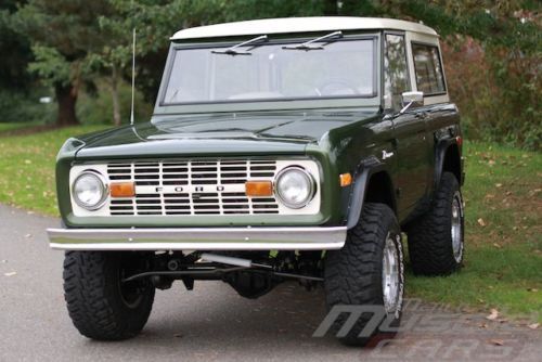 1976 Ford Bronco - Dark Moss Green - New Wheels & Tires - Nice 302 Automatic!, image 19
