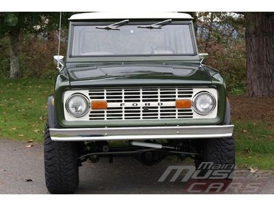 1976 Ford Bronco - Dark Moss Green - New Wheels & Tires - Nice 302 Automatic!, image 21