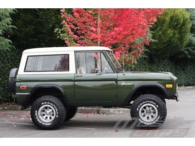 1976 Ford Bronco - Dark Moss Green - New Wheels & Tires - Nice 302 Automatic!, image 24