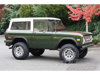 1976 Ford Bronco - Dark Moss Green - New Wheels & Tires - Nice 302 Automatic!, image 26