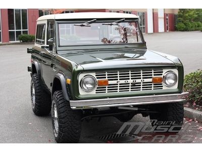 1976 Ford Bronco - Dark Moss Green - New Wheels & Tires - Nice 302 Automatic!, image 29