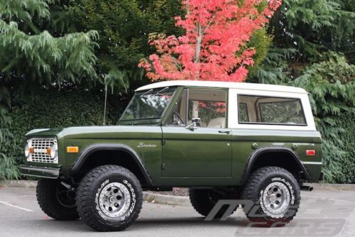1976 Ford Bronco - Dark Moss Green - New Wheels & Tires - Nice 302 Automatic!, image 36