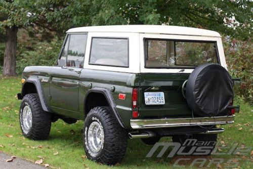 1976 Ford Bronco - Dark Moss Green - New Wheels & Tires - Nice 302 Automatic!, image 37