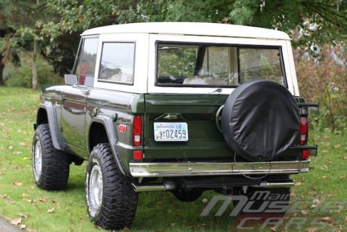 1976 Ford Bronco - Dark Moss Green - New Wheels & Tires - Nice 302 Automatic!, image 39