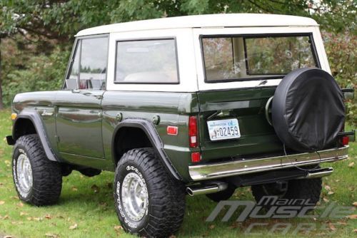 1976 Ford Bronco - Dark Moss Green - New Wheels & Tires - Nice 302 Automatic!, image 40
