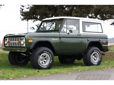 1976 Ford Bronco - Dark Moss Green - New Wheels & Tires - Nice 302 Automatic!, image 43