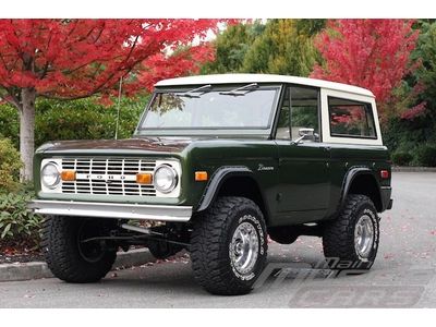 1976 Ford Bronco - Dark Moss Green - New Wheels & Tires - Nice 302 Automatic!, image 44