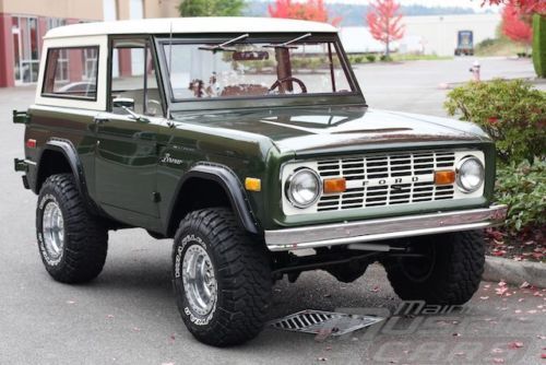 1976 Ford Bronco - Dark Moss Green - New Wheels & Tires - Nice 302 Automatic!, image 47