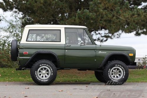 1976 Ford Bronco - Dark Moss Green - New Wheels & Tires - Nice 302 Automatic!, image 49