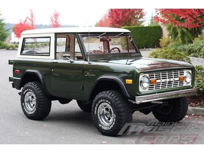 1976 Ford Bronco - Dark Moss Green - New Wheels & Tires - Nice 302 Automatic!, image 50