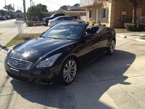 2010 infiniti g37 s convertible black