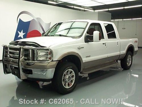 2006 ford f-250 king ranch crew cab diesel fx4 4x4 82k texas direct auto