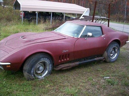 1969 chevy corvette 49k miles 427 automatic needs restored