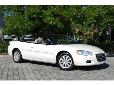 2004 chrysler sebring convertible v6 automatic cruise 6-way pwr driver seat