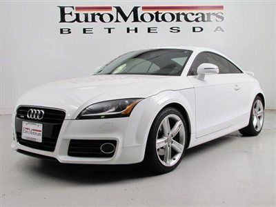 Audi tt prestige quattro 2.0t navigation white red warranty best deal 13 11 low