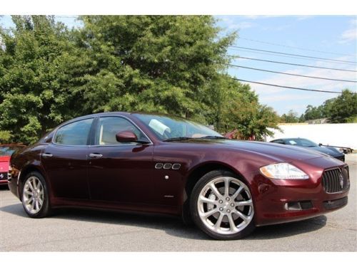 2009 maserati qp - lux pkg w/natural leather,calipers,wood/leather steering whl!