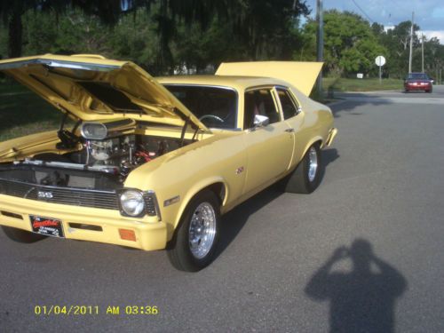 1974 1970 nova pro street street legal wheelie bar included