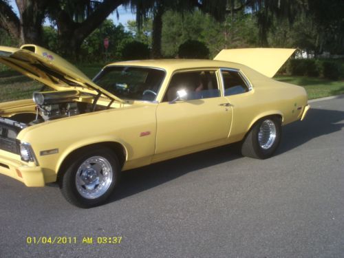 1974 1970 Nova Pro Street street legal Wheelie bar included, US $12,500.00, image 4