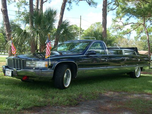 1995 custom cadillac fleetwood open convertible limousine