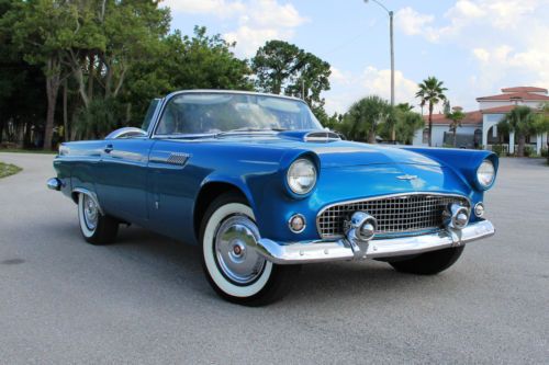 1956 ford thunderbird base convertible 2-door 312cu