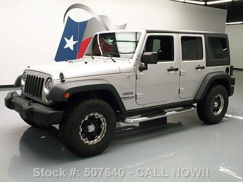 2011 jeep wrangler sport hard top 4x4 side steps 51k mi texas direct auto