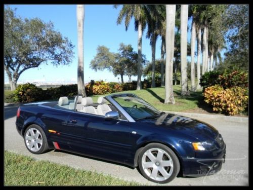 05 s4 cabriolet navigation, clean carfax, convertible, heated seats, xenon fl