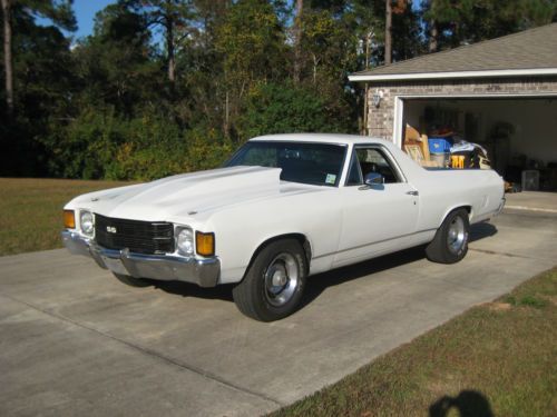 1972 chevrolet el camino custom standard cab pickup 2-door 5.7l