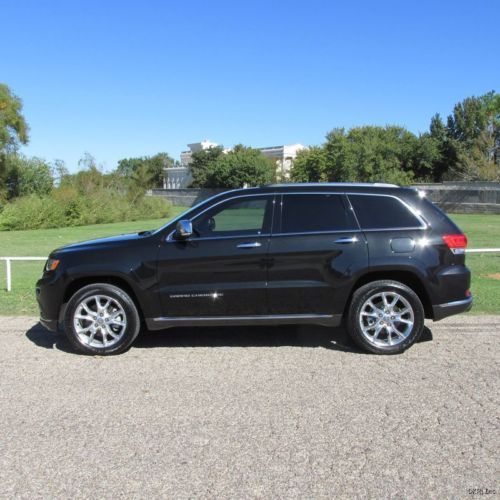 2014 g cherokee summit 4x4 5.7l v8 nav pano roof 15k loaded and flawless