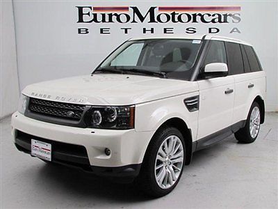 Range rover sport white brown navigation hse leather best deal dealer 11 13 land