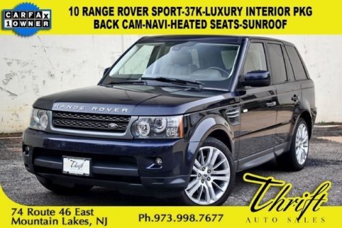 10 range rover sport-37k-luxury interior pkg-back cam-navi-heated seats