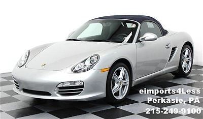 No reserve very low mi 6 speed convertible boxster 2010 power soft top bluetooth