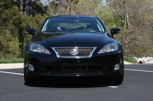 Lexus is350 2009 sports sedan obsidian/black leather