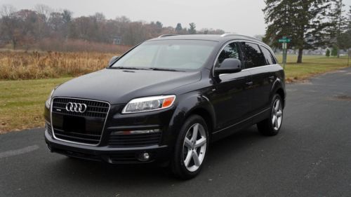 2009 audi q7 4.2 quattro s-line in black/black - msrp new $73,095!!  must see!!!