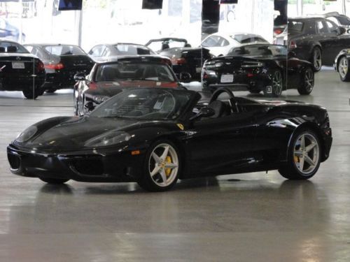 Black on black spider f1 convertible 3.6l