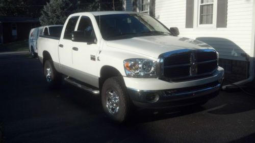 dodge ram 2500 4x4 diesel 6.7 crew cab short bed white, image 8