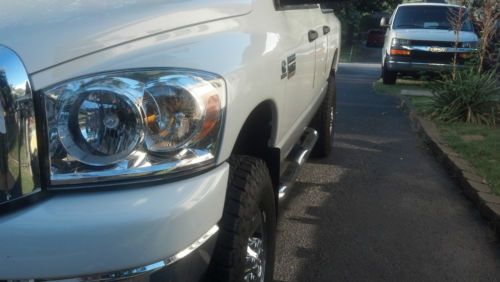 dodge ram 2500 4x4 diesel 6.7 crew cab short bed white, image 10