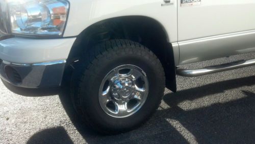 dodge ram 2500 4x4 diesel 6.7 crew cab short bed white, image 14