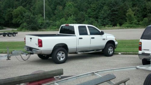 dodge ram 2500 4x4 diesel 6.7 crew cab short bed white, image 22