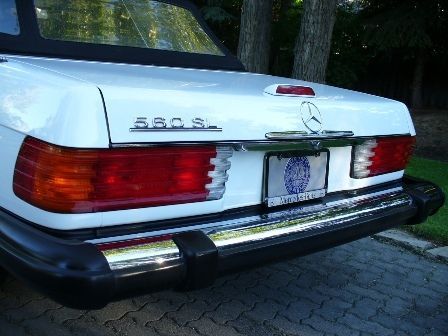1988 Mercedes Benz 560SL Roadster, image 3