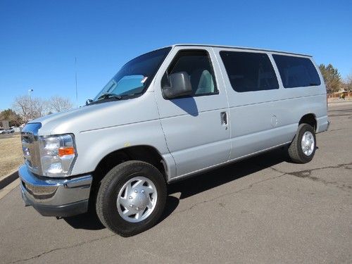 2008 ford e-350 12 passenger van xlt loaded great shape fleet kept 5.4 v8 auto