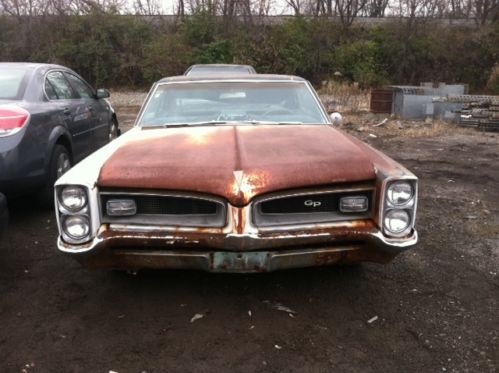 1966 pontiac grand prix 2dr hardtop v8 auto trans 47,800 orig miles - barn find