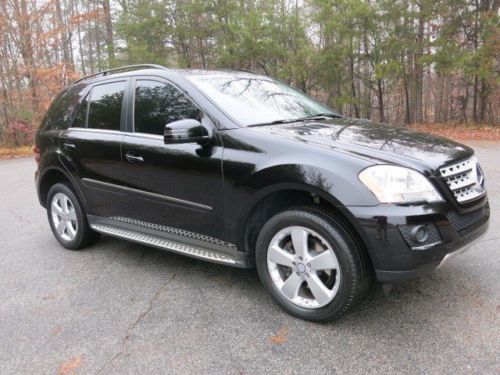 Ml350 navigation backup camera heated leather sunroor one owner we finance