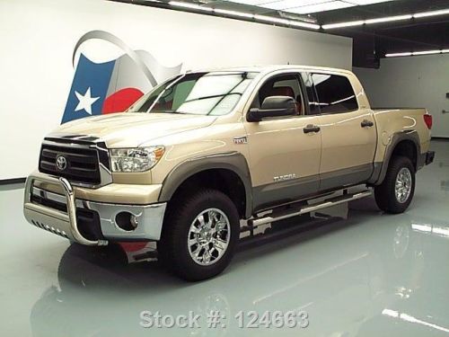 2010 toyota tundra sr5 crewmax 4x4 5.7l v8 leather 26k texas direct auto