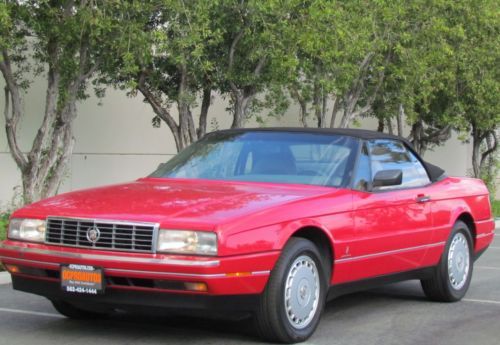 Used 91 Cadillac Allante Convertible Leather Dual Power Seats Power Windows, image 5